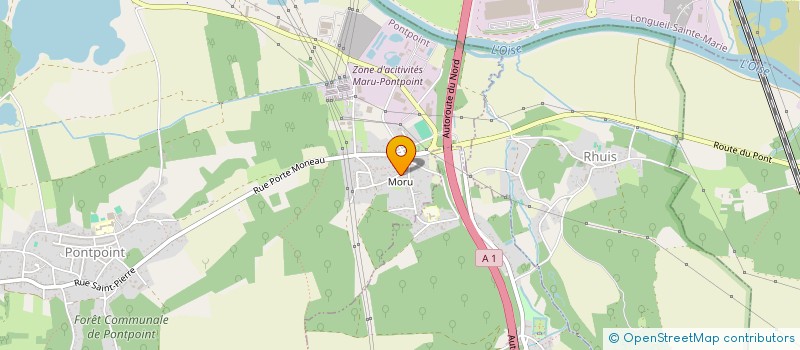 localisation de l'entreprise MADAME PASCALINE BIRAUD  PONTPOINT