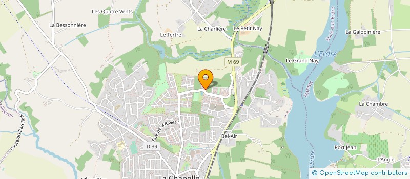 localisation de l'entreprise MADAME PASCALINE BONNENFANT à LA CHAPELLE-SUR-ERDRE