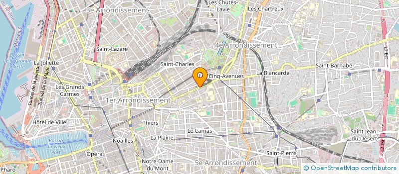 localisation de l'entreprise MADAME PASCALINE BONNET à MARSEILLE