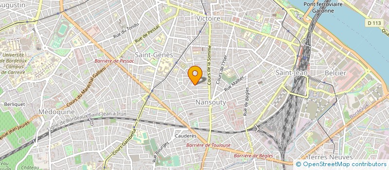 localisation de l'entreprise MADAME PASCALINE BURETTE à BORDEAUX