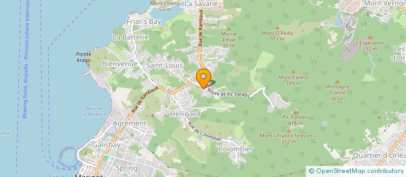 localisation de l'entreprise MADAME PASCALINE CASANO  SAINT MARTIN