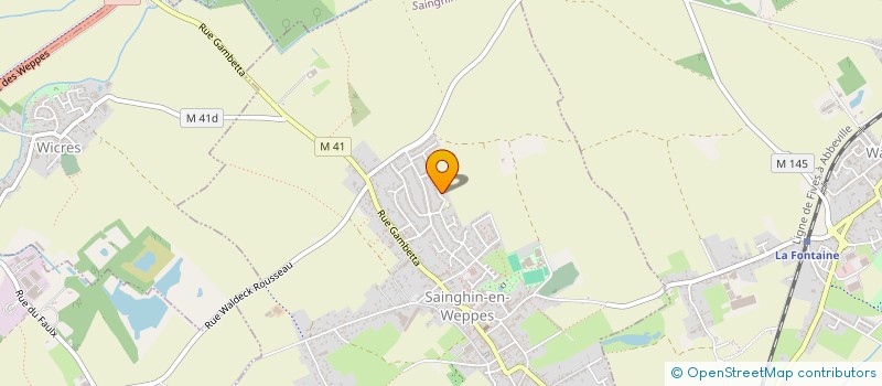 localisation de l'entreprise MADAME PASCALINE CHOMBART à SAINGHIN-EN-WEPPES