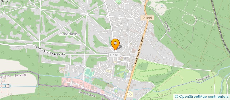 localisation de l'entreprise MADAME PASCALINE DANIEL  LAMORLAYE