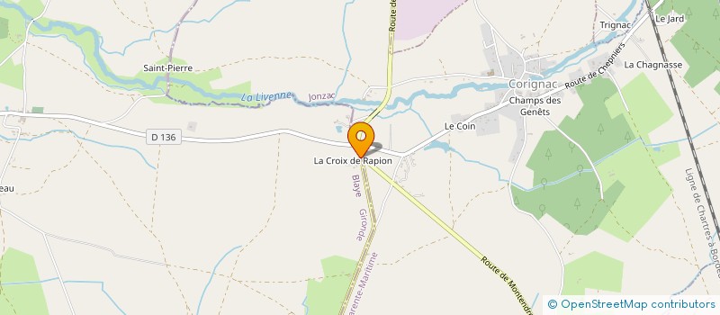 localisation de l'entreprise MADAME PASCALINE DELEBARRE à DONNEZAC
