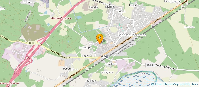 localisation de l'entreprise MADAME PASCALINE DESPONT  SAINT-GEOURS-DE-MAREMNE