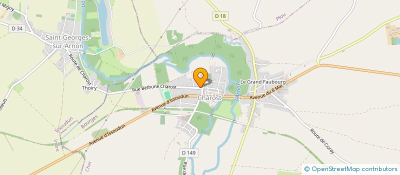 localisation de l'entreprise MADAME PASCALINE DIOLOT  CHAROST