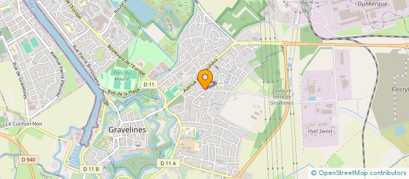 localisation de l'entreprise MADAME PASCALINE DUBAN à GRAVELINES