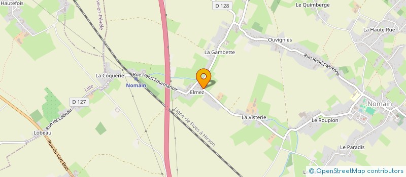 localisation de l'entreprise MADAME PASCALINE DUPONT  NOMAIN