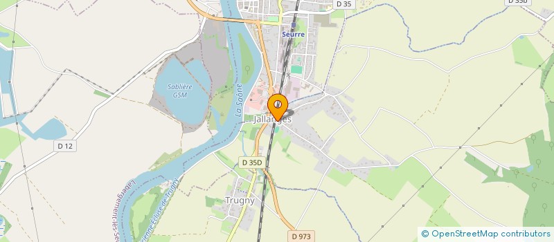 localisation de l'entreprise MADAME PASCALINE DURAND  JALLANGES