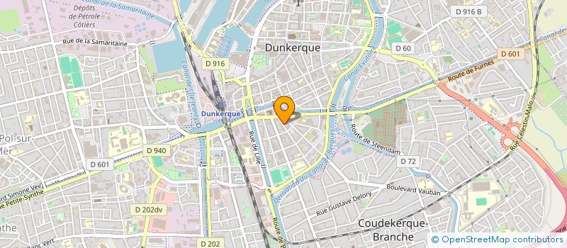 localisation de l'entreprise MADAME PASCALINE DUSSART à DUNKERQUE