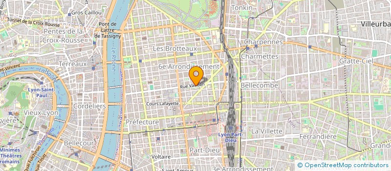 localisation de l'entreprise MADAME PASCALINE FAIVRE  LYON