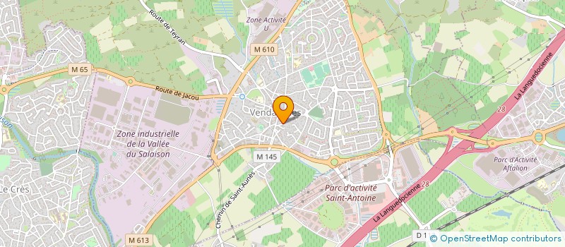 localisation de l'entreprise MADAME PASCALINE GARREAU  VENDARGUES