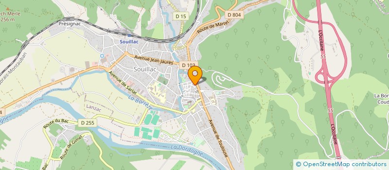 localisation de l'entreprise MADAME PASCALINE GEORGET  THEGRA