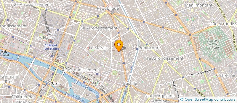 localisation de l'entreprise MADAME PASCALINE GORET  PARIS