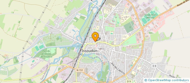 localisation de l'entreprise MADAME PASCALINE GUIET à ISSOUDUN