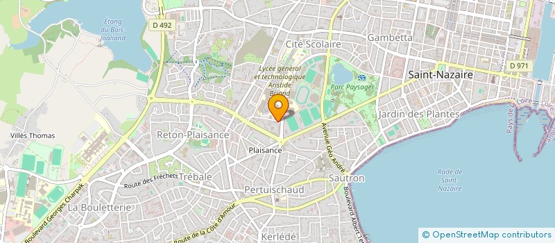 localisation de l'entreprise MADAME PASCALINE GUILLEAU à SAINT-NAZAIRE