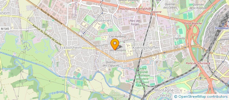 localisation de l'entreprise MADAME PASCALINE HIGEL à STRASBOURG