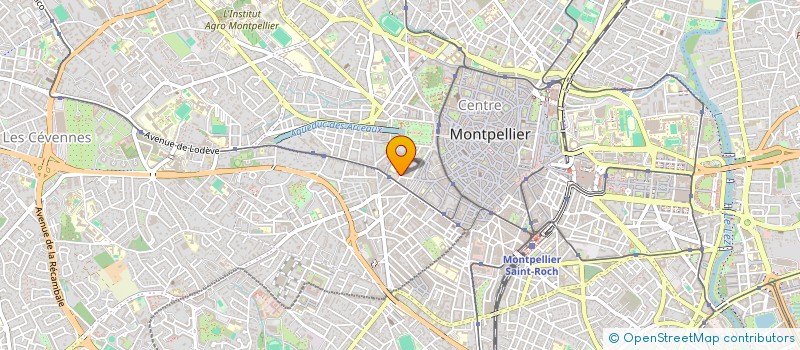 localisation de l'entreprise MADAME PASCALINE JULIEN à MONTPELLIER