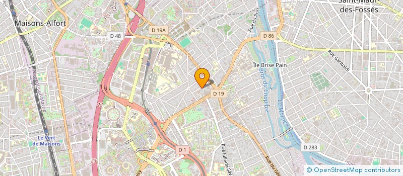 localisation de l'entreprise MADAME PASCALINE KAMPAL  CRETEIL