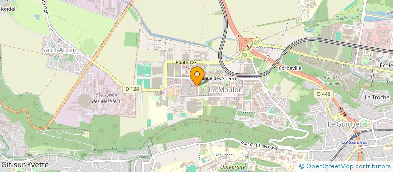 localisation de l'entreprise MADAME PASCALINE LALLIER  GIF-SUR-YVETTE