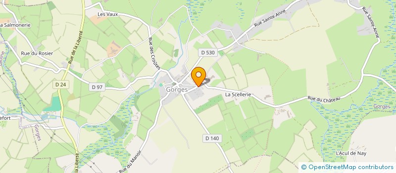 localisation de l'entreprise MADAME PASCALINE LE BLOND  GORGES