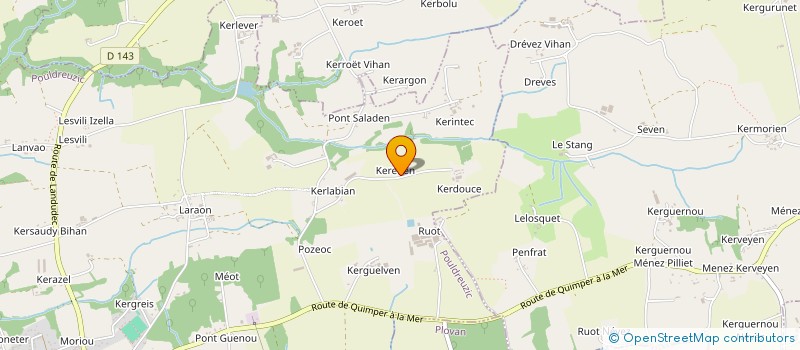 localisation de l'entreprise MADAME PASCALINE LEBRESNE à PLOZEVET