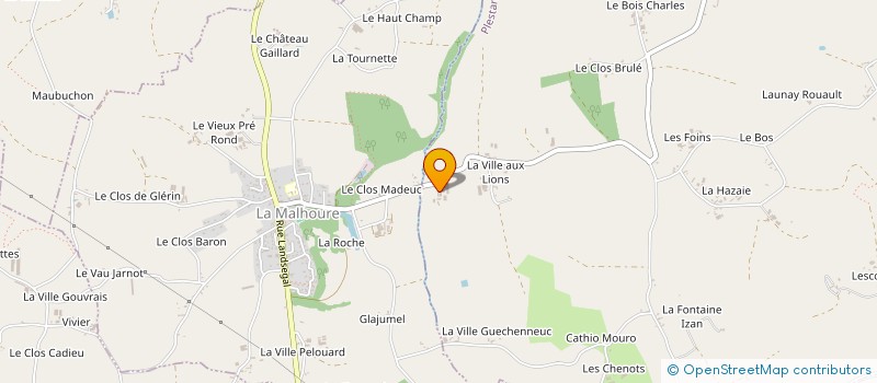 localisation de l'entreprise MADAME PASCALINE LERAT  PLESTAN