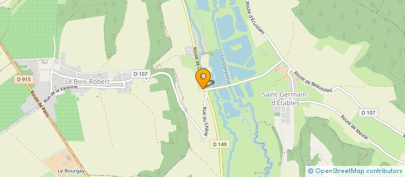 localisation de l'entreprise MADAME PASCALINE LETAILLEUR  SAINT-GERMAIN-D'ETABLES