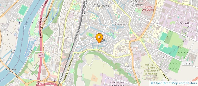 localisation de l'entreprise MADAME PASCALINE LEUFFROY  VALENCE