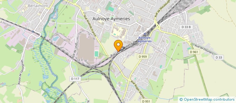 localisation de l'entreprise MADAME PASCALINE LOCQUENEUX  AULNOYE-AYMERIES