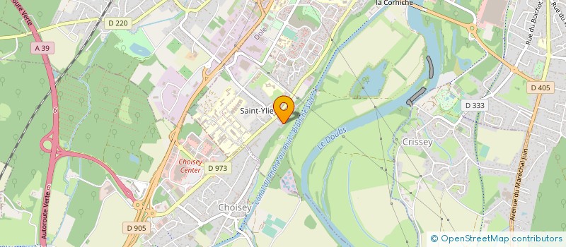 localisation de l'entreprise MADAME PASCALINE LOR à DOLE