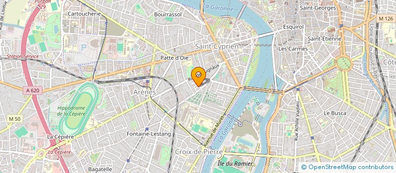 localisation de l'entreprise MADAME PASCALINE LUCAT à TOULOUSE