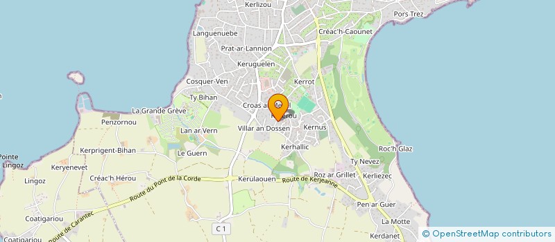 localisation de l'entreprise MADAME PASCALINE LUCK  CARANTEC