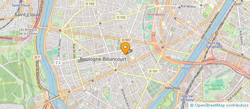 localisation de l'entreprise MADAME PASCALINE MARCETTEAU à BOULOGNE-BILLANCOURT