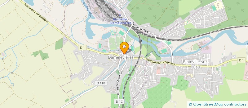 localisation de l'entreprise MADAME PASCALINE MENESTRET  LUNEVILLE