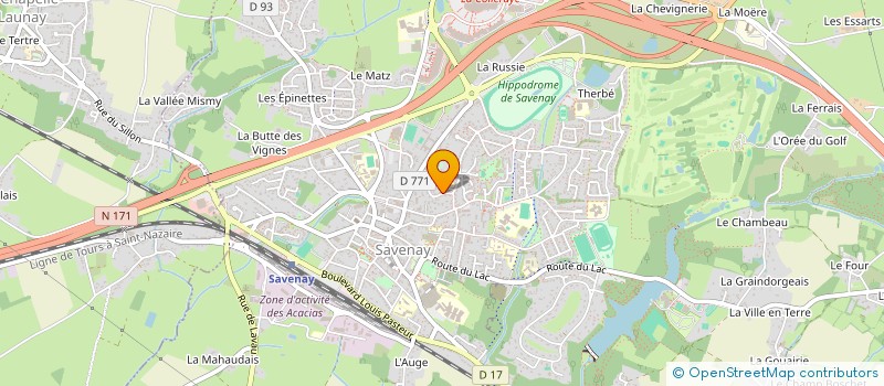 localisation de l'entreprise MADAME PASCALINE MILSONNEAU  SAVENAY