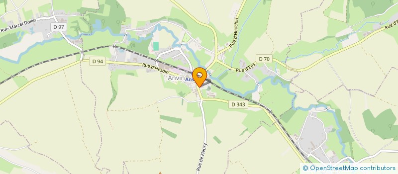 localisation de l'entreprise MADAME PASCALINE MONGIN  ANVIN