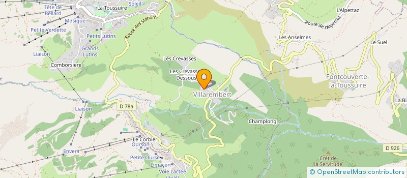 localisation de l'entreprise MADAME PASCALINE PAROT  VILLAREMBERT