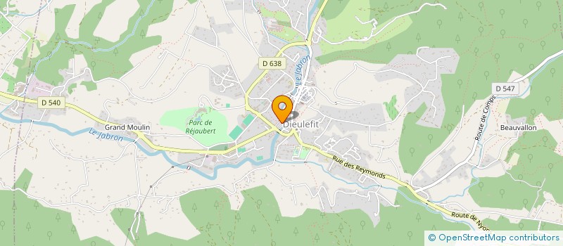 localisation de l'entreprise MADAME PASCALINE PERRIN à DIEULEFIT