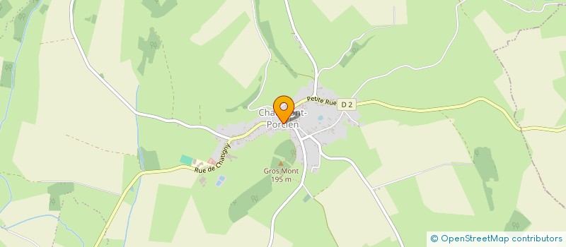 localisation de l'entreprise MADAME PASCALINE PONSINET  CHAUMONT-PORCIEN