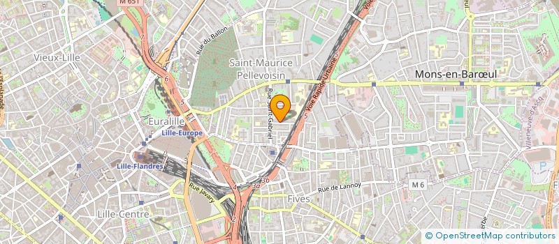 localisation de l'entreprise MADAME PASCALINE PROVOOST  LILLE