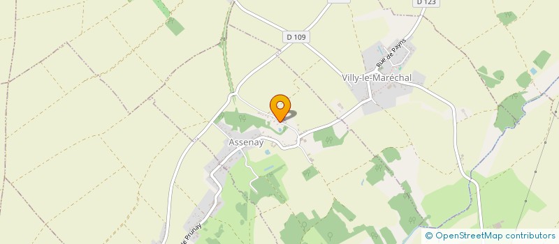 localisation de l'entreprise MADAME PASCALINE RAOULT  ASSENAY