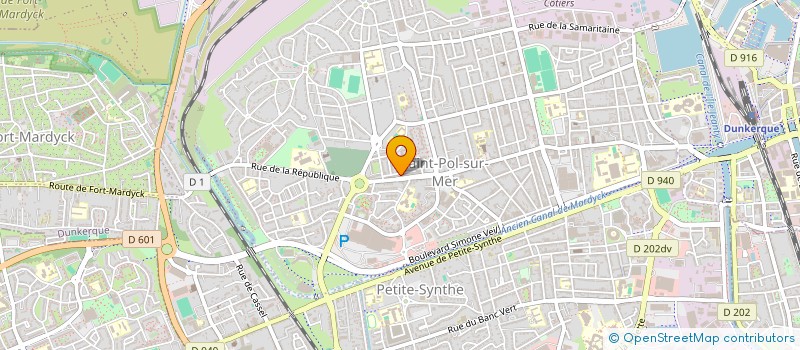 localisation de l'entreprise MADAME PASCALINE ROETYNCK  DUNKERQUE