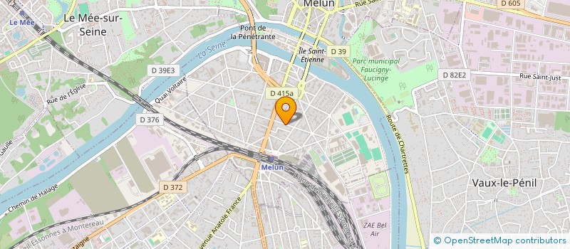 localisation de l'entreprise MADAME PASCALINE ROUSSEAU  MELUN
