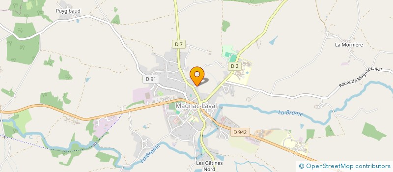 localisation de l'entreprise MADAME PASCALINE SAMBOU à MAGNAC-LAVAL