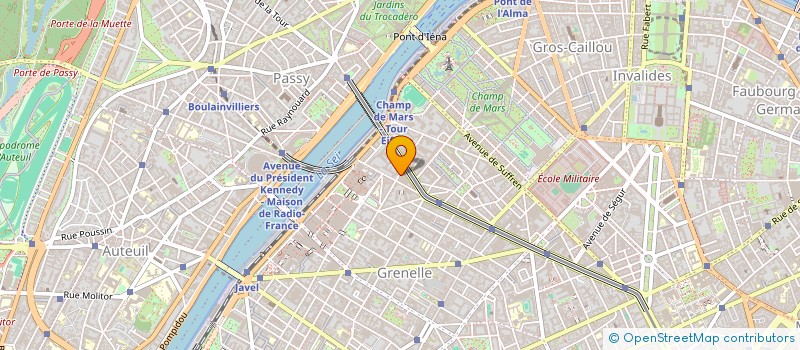 localisation de l'entreprise MADAME PASCALINE SAUZAY  PARIS