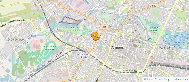 localisation de l'entreprise MADAME PASCALINE SAWADOGO  AMIENS