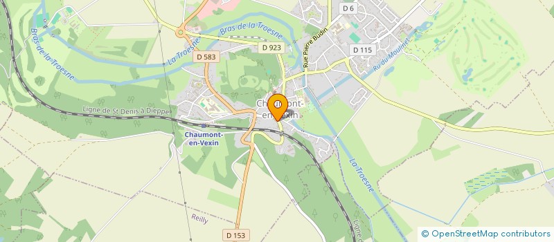 localisation de l'entreprise MADAME PASCALINE SENECHAULT à CHAUMONT-EN-VEXIN