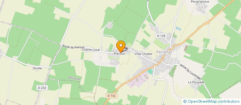 localisation de l'entreprise MADAME PASCALINE SIBRAN  PERIGNAC