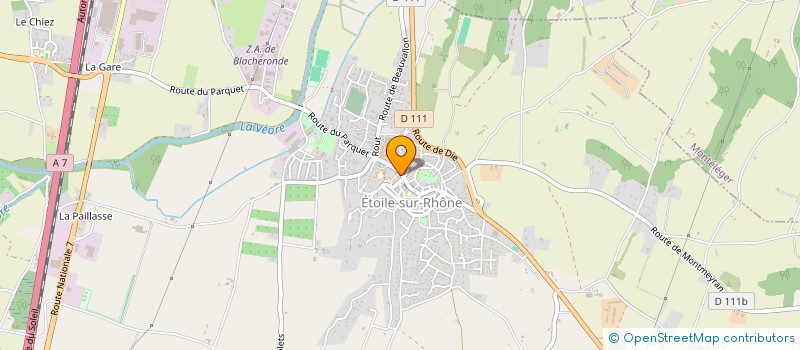 localisation de l'entreprise MADAME PASCALINE SORET à ETOILE-SUR-RHONE